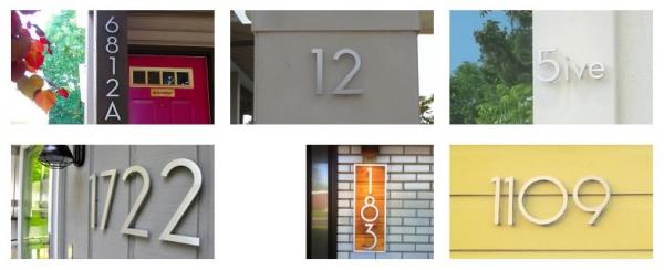 Modern House Numbers, el diseño en tu dirección | DecoTotal
